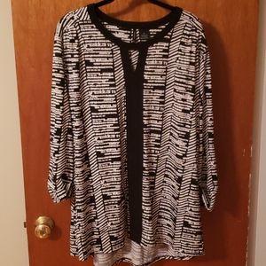 Black & White Comfy Tunic